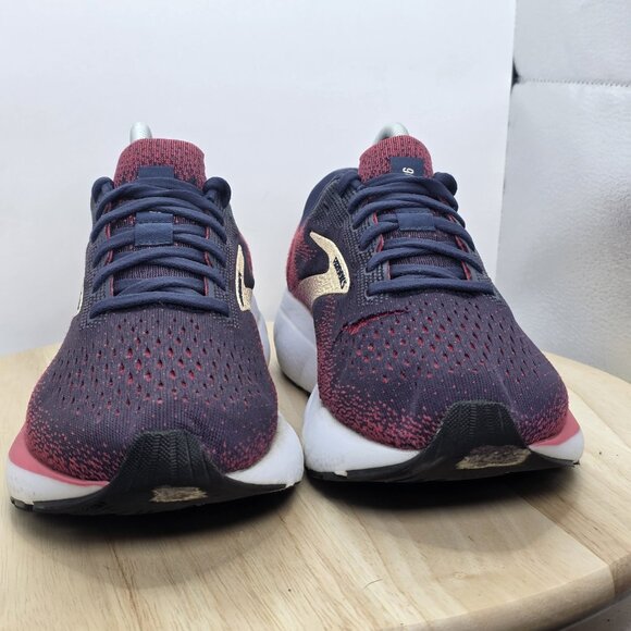 Brooks Ghost 16 Women's Blue Pink White Peacoat Running Shoes Size 8.5 D Wide - Picture 2 of 10